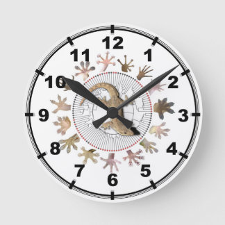 Horloge Ronde Gecko clock