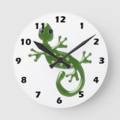 Horloge Ronde Gecko Lizard (Recto)