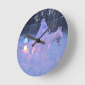 Horloge Ronde Gelé (Angle)