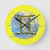Horloge Ronde Gémeaux (Recto)