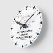 Horloge Ronde Génération A Forme of Usable Energy (cancer) (Angle)