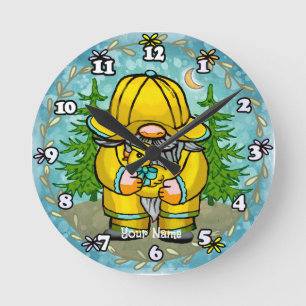 Horloge Ronde Génome du jour pluvieux