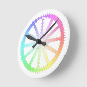 Horloge Ronde géométrie de la roue d'évolution polygonale (Angle)