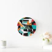 Horloge ronde géométrique (Maison)