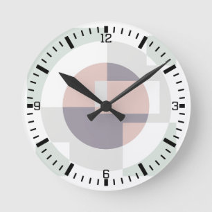 Horloge Ronde Géométrique minimaliste