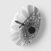 Horloge Ronde Gerbera Daisy (Angle)
