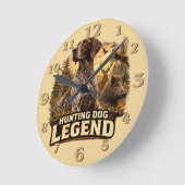 Horloge Ronde German Shorthaired Pointers  (Angle)