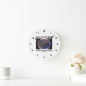 Horloge Ronde Get Cultured Work With Bacteria (Maison)