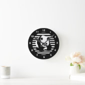 Horloge Ronde Giant Panda et Stripes (Maison)