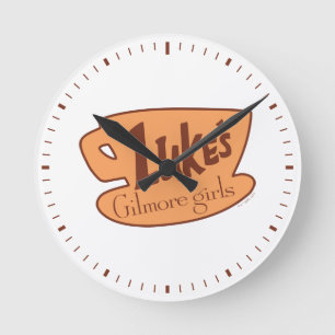 Horloge Ronde Gilmore Girls   Luke's Diner Logo
