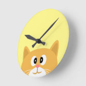 Horloge Ronde Ginger Cat (Angle)