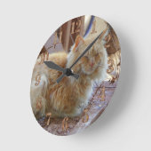 Horloge Ronde Ginger George (Angle)