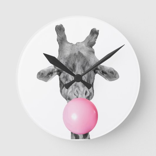 Horloge Ronde giraffe bubble (Recto)