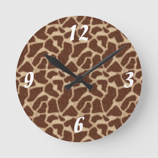 Horloge Ronde Giraffe Skin Spots 2 (Recto)