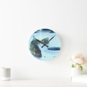 Horloge Ronde Glace de Walleye (Maison)