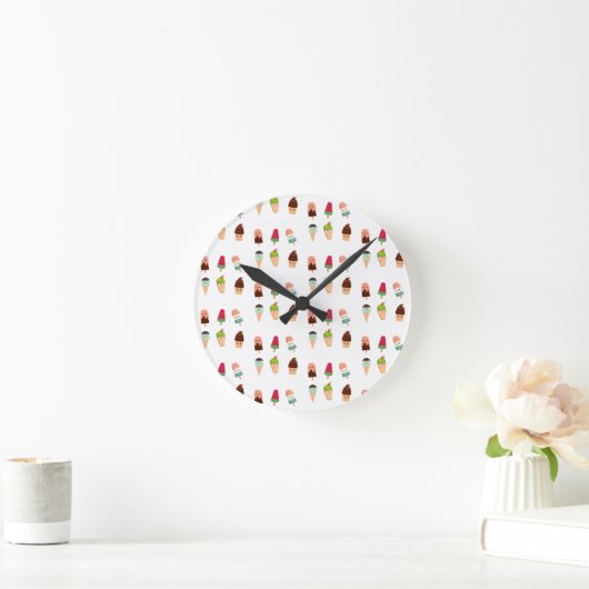 Horloge Ronde glace d'été (Maison)