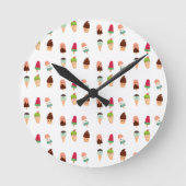 Horloge Ronde glace d'été (Recto)