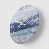 Horloge Ronde Glacier Hubbard (Angle)