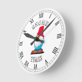 Horloge Ronde Gnome Wall Clock (Angle)