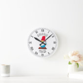 Horloge Ronde Gnome Wall Clock (Maison)