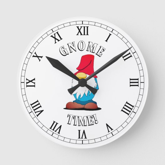 Horloge Ronde Gnome Wall Clock (Recto)