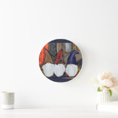 HORLOGE RONDE GNOMES (Maison)