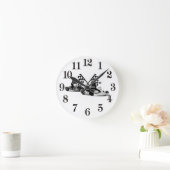 Horloge Ronde Go Kart Racers (Maison)