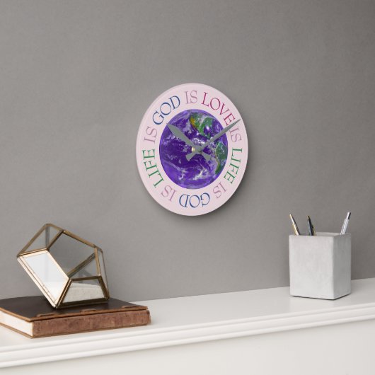 Horloge Ronde God is Love Is Life (Bureau)
