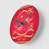 Horloge Ronde God Om (Angle)