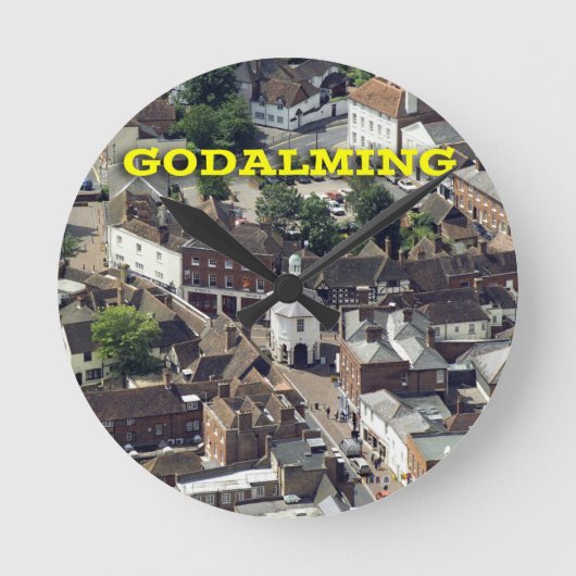 Horloge Ronde Godalming Surrey Angleterre (Recto)