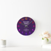 Horloge Ronde GOD'S TIMING ALWAYS PERFECT | Personalized (Maison)