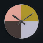 Horloge Ronde Gold Pink Chocolate Lavender<br><div class="desc">2025</div>