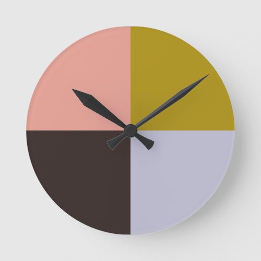 Horloge Ronde Gold Pink Chocolate Lavender (Recto)