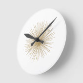 Horloge Ronde Gold Sputnik Starburst (Angle)