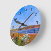 Horloge Ronde Golden Delaware (Angle)