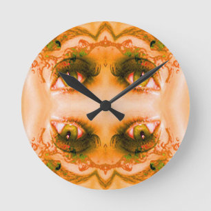 Horloge Ronde Golden Eyes