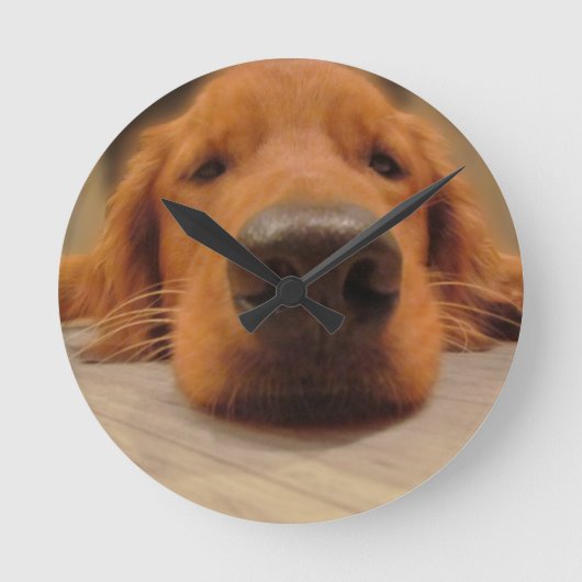 Horloge Ronde Golden Retriever Wall Clock (Recto)
