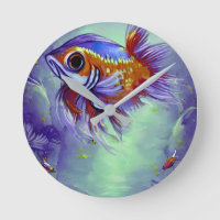 Goldfish under water aquarium