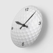 Horloge Ronde Golf Ball Clock (Angle)