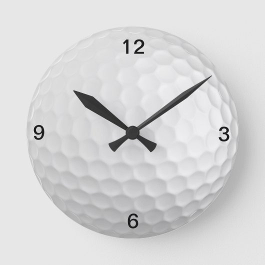 Horloge Ronde Golf Ball Clock (Recto)