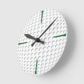Horloge Ronde Golf et thé (Angle)
