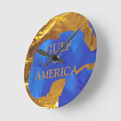 HORLOGE RONDE GOLFE D'AMÉRIQUE (Angle)