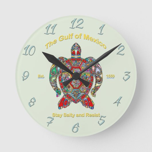 Horloge Ronde Golfe du Mexique (Recto)