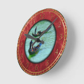Horloge Ronde Gondoliers du Venezuela (Angle)