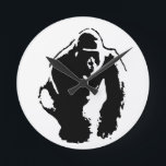 Horloge Ronde Gorilla Pop Art<br><div class="desc">Artistes contemporains Digital Pop Art - Artistes Animal Pop Art - Style Plusieurs couleurs Pop Art Gorilla Portrait</div>