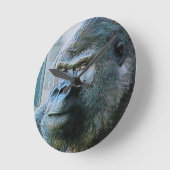 HORLOGE RONDE GORILLES (Angle)