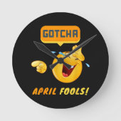 Horloge Ronde GOTCHA - April Fool's Day Funny (Recto)
