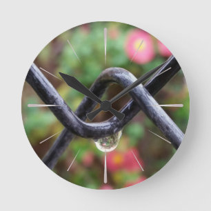 Horloge Ronde Goutte de pluie