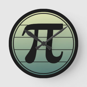 Horloge Ronde Gradient Happy Pi Day Math