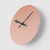 Horloge Ronde Gradient lisse de la peau (Angle)